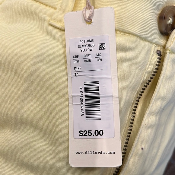 Girls Flat Front Shorts, size 14 - Picture 4 of 4